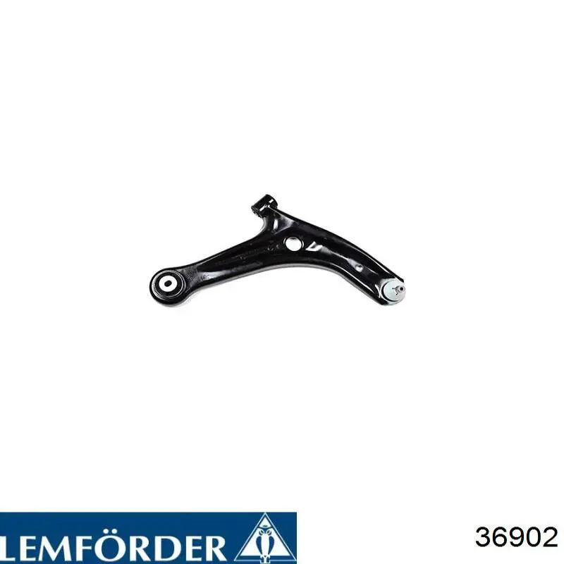 36902 Lemforder braço oscilante inferior esquerdo de suspensão traseira/direita