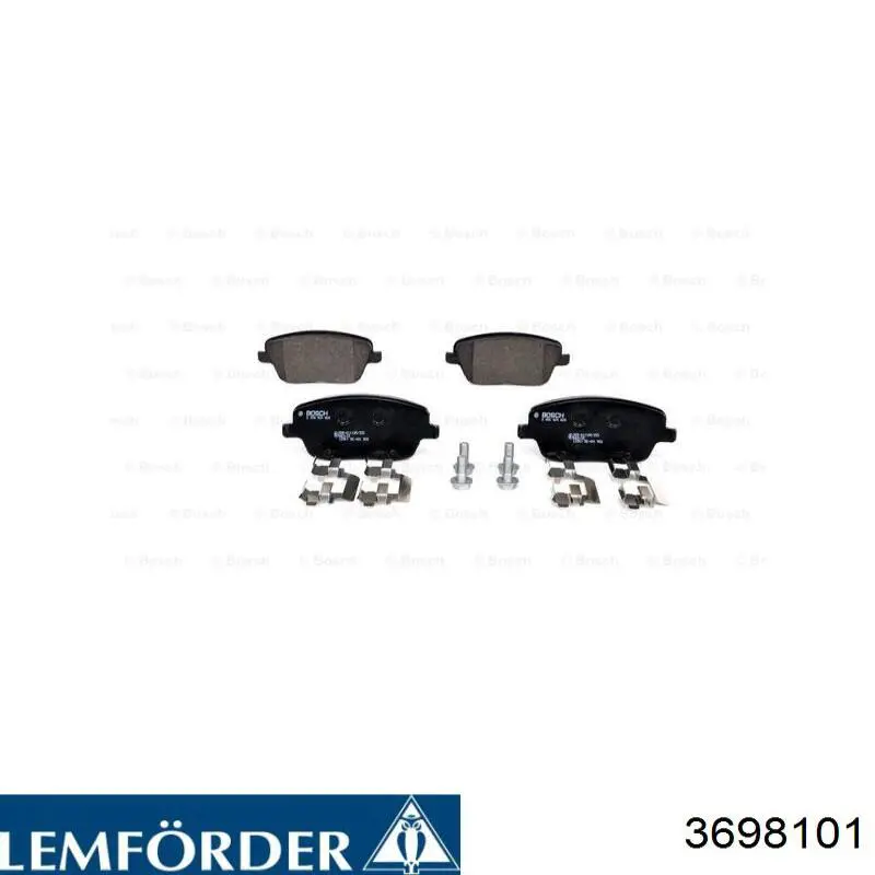 Сайлентблок переднего рычага 3698101 Lemforder
