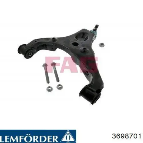 3698701 Lemforder Рычаг передней подвески нижний, правый