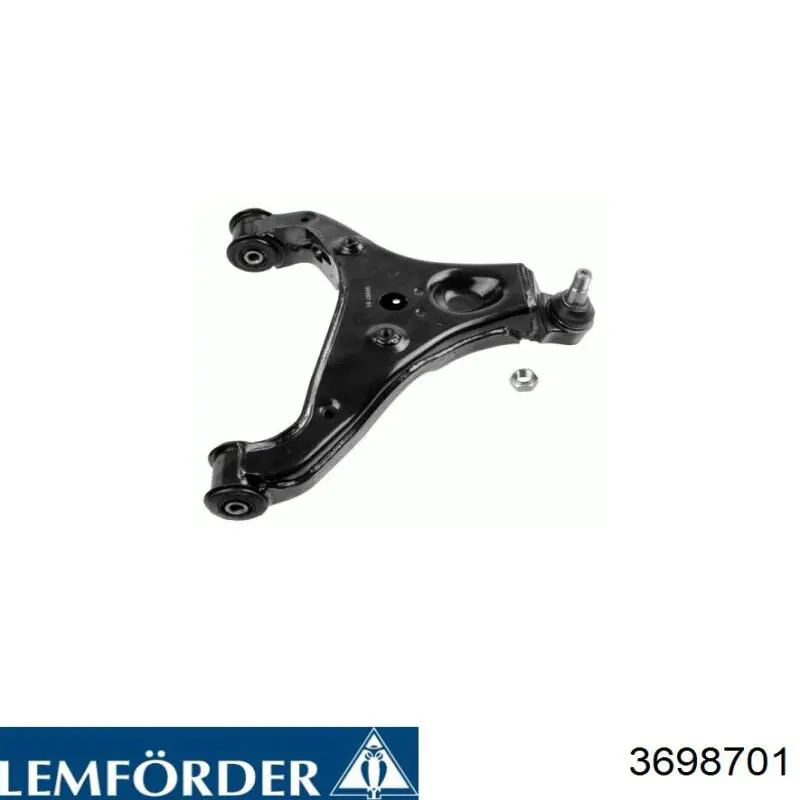 Правый рычаг передней нижней подвески Lemforder 3698701 цена, от 154.77 USD
