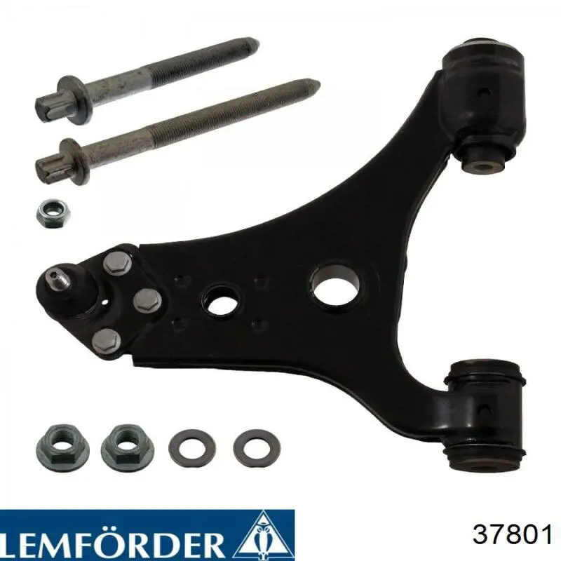 Левый рычаг передней нижней подвески Lemforder 37801 цена, от 105.80 USD