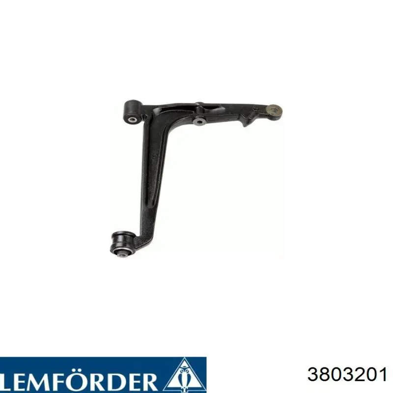 Левый рычаг передней нижней подвески Lemforder 3803201 цена, от 133.23 USD