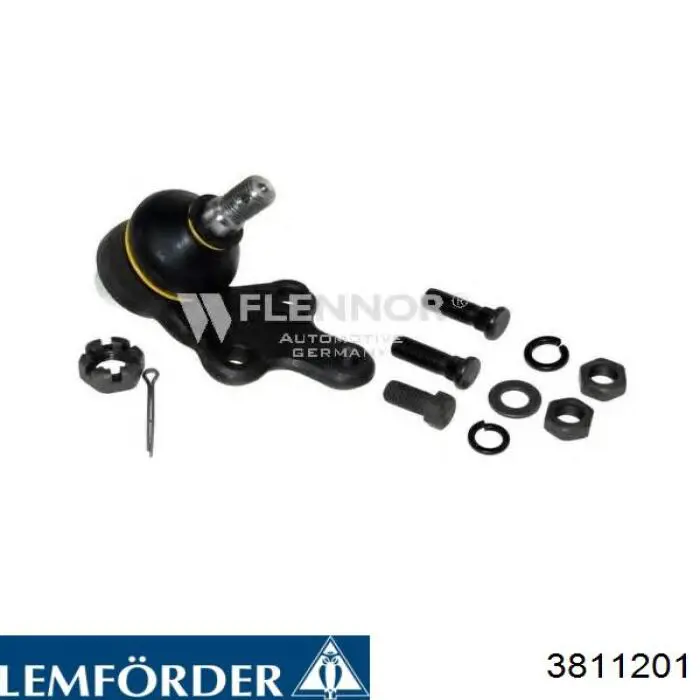 Нижняя левая шаровая опора Lemforder 3811201 цена, от 23.56 USD