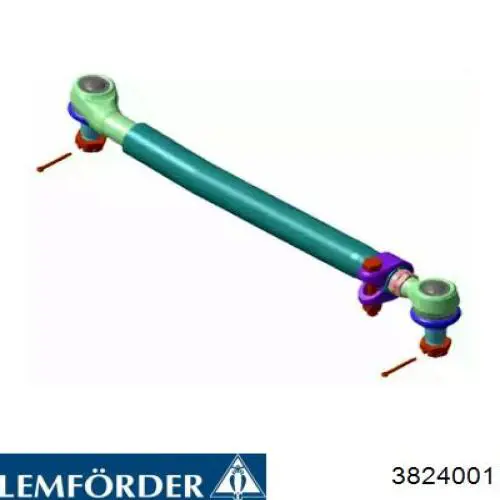 Тяга поперечная передней подвески 102807 Febi