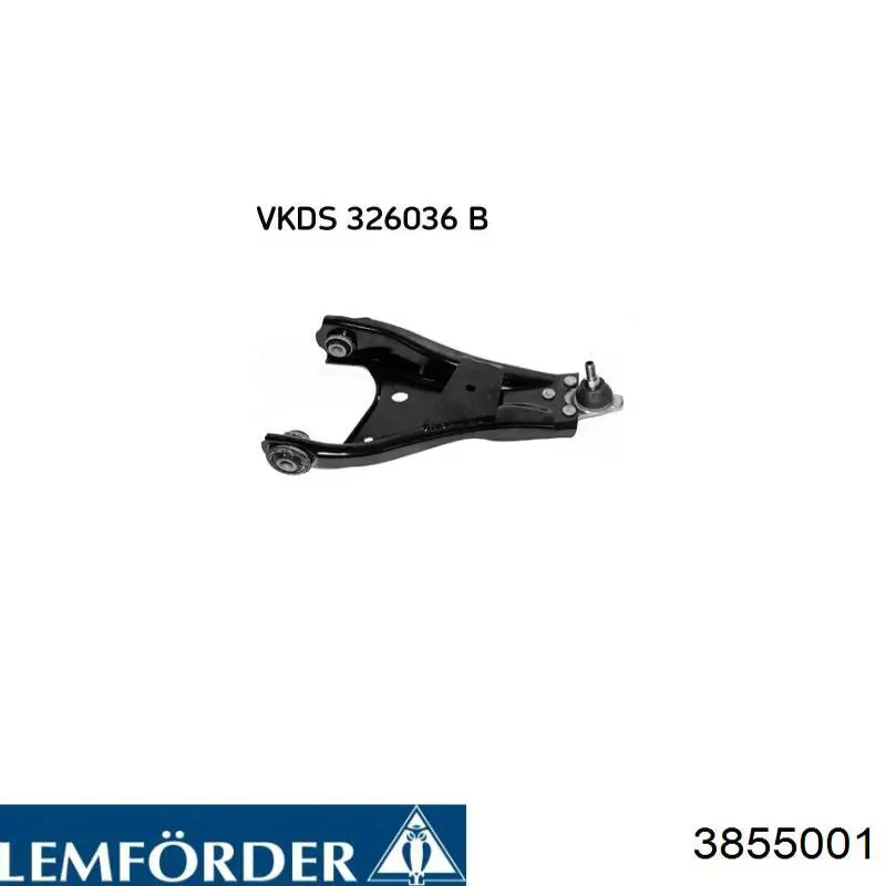Правый рычаг передней нижней подвески Lemforder 3855001 цена, от 31.46 USD