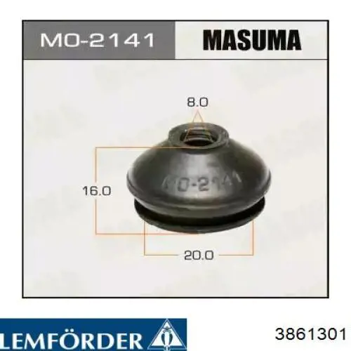 Тяга переднего стабилизатора Lemforder 3861301 цена, от 14.09 USD