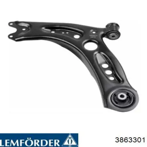 Левый рычаг передней нижней подвески Lemforder 3863301 цена, от 50.68 USD