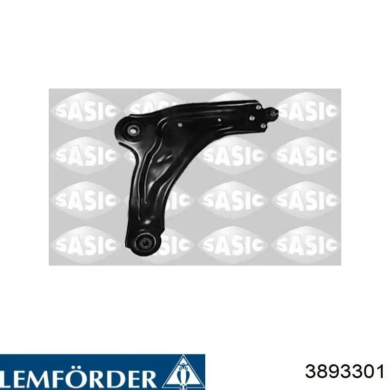 Левый рычаг передней нижней подвески Lemforder 3893301 цена, от 88.90 USD