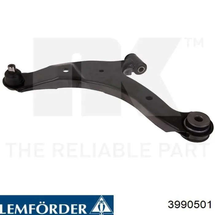 Левый рычаг передней нижней подвески Lemforder 3990501 цена, от 49.94 USD