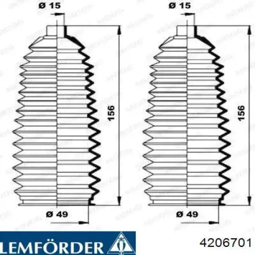 Купить 4206701 Lemforder Чехол рулевого механизма