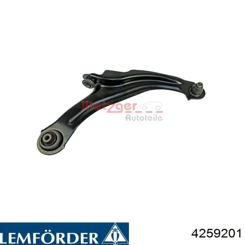 Правый рычаг передней нижней подвески Lemforder 4259201 цена, от 46.21 USD