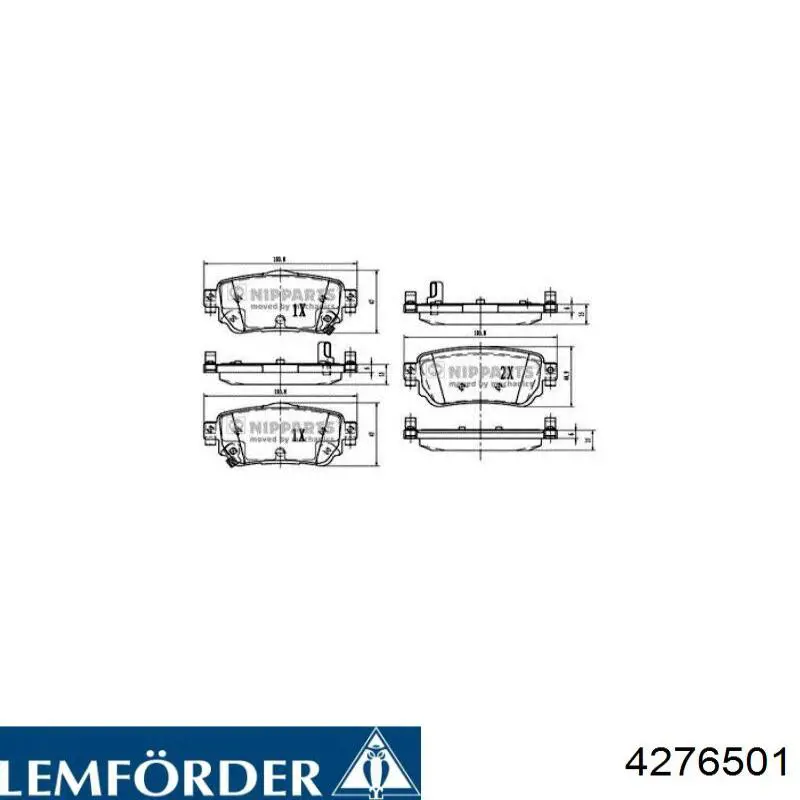Левый рычаг передней нижней подвески Lemforder 4276501 цена, от 50.30 USD
