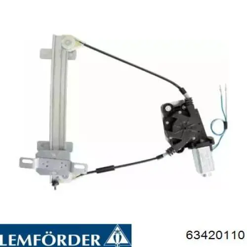 63.42011.0 Lemforder mecanismo de acionamento de vidro da porta traseira esquerda