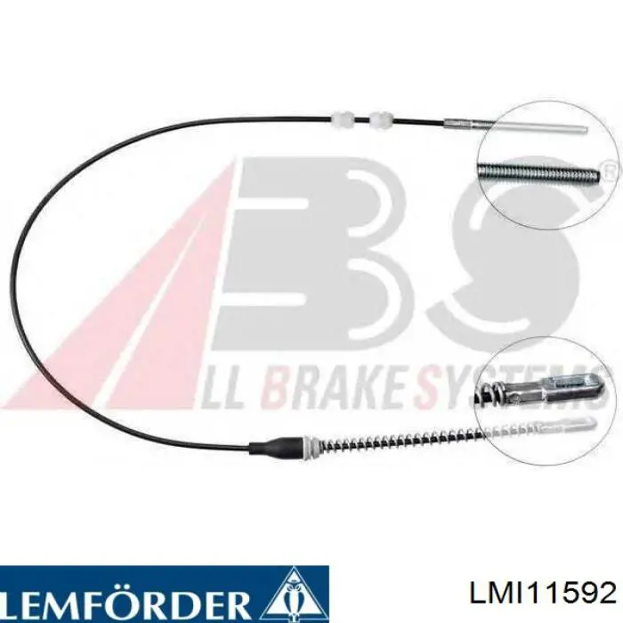 LMI11592 Lemforder шаровая опора нижняя