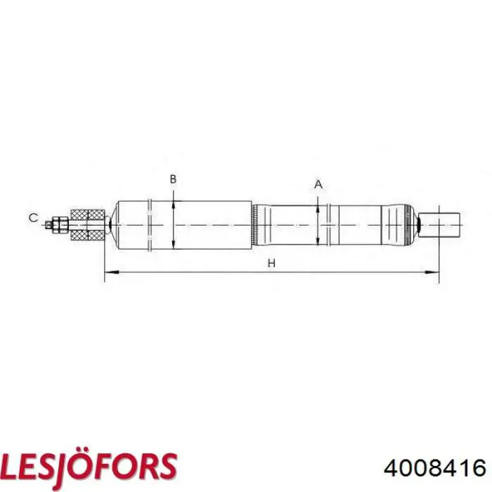 Пружина амортизатора передняя Lesjofors 4008416 цена, от 48.56 USD