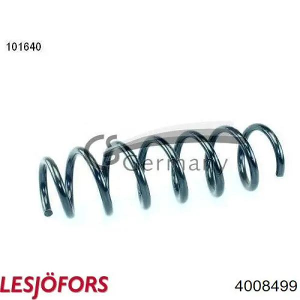 Пружина амортизатора передняя Lesjofors 4008499 цена, от 38.95 USD