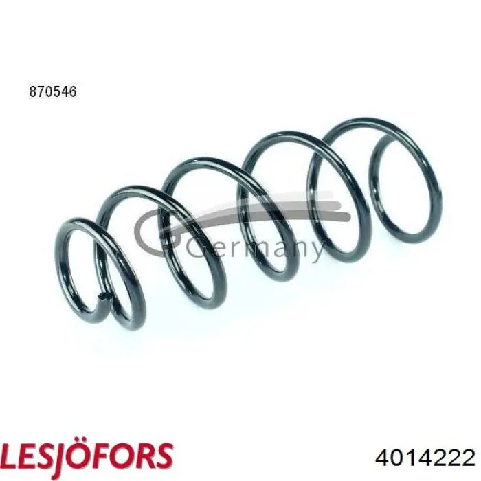 Пружина амортизатора передняя Lesjofors 4014222 цена, от 25.06 USD