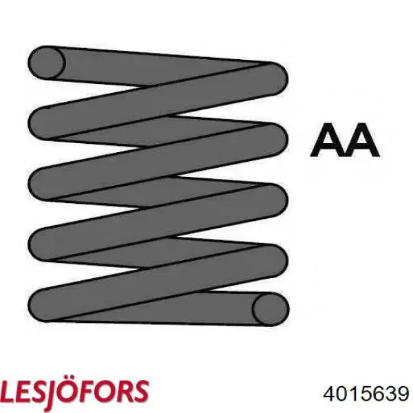 Пружина амортизатора передняя Lesjofors 4015639 цена, от 21.15 USD