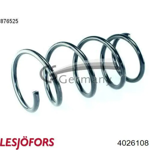 Передняя пружина 4026108 Lesjofors