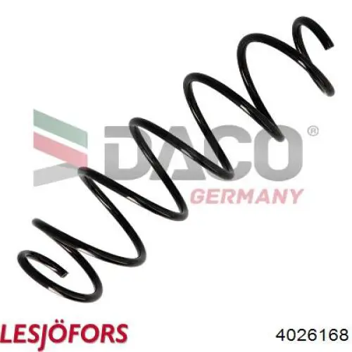 Пружина амортизатора передняя Lesjofors 4026168 цена, от 35.94 USD