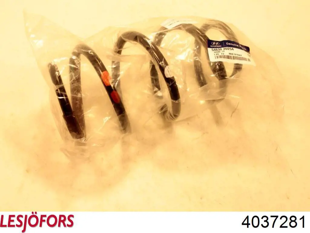 Пружина амортизатора передняя Lesjofors 4037281 цена, от 49.05 USD