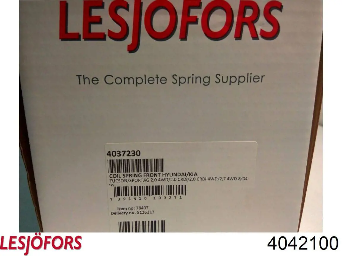 Пружина передняя левая Lesjofors 4042100 цена, от 86.91 USD
