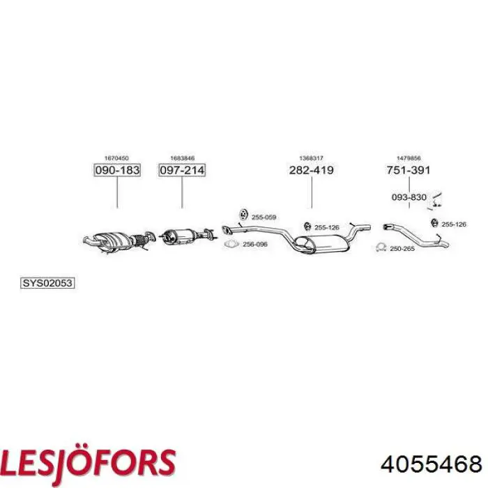 Купить 4055468 Lesjofors Винтовая пружина подвеска