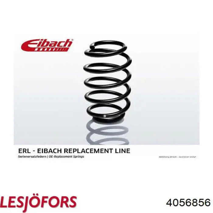 Пружина амортизатора передняя Lesjofors 4056856 цена, от 30.43 USD