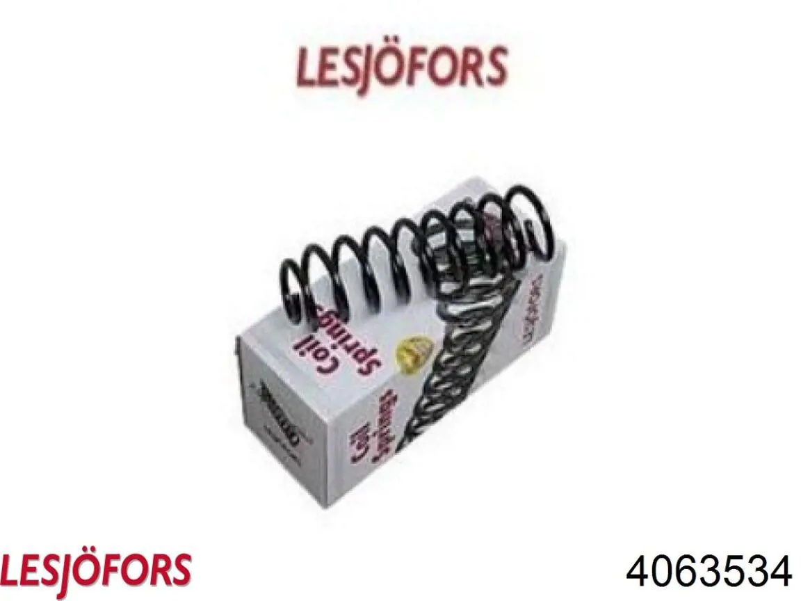 4063534 Lesjofors Пружина передней подвески