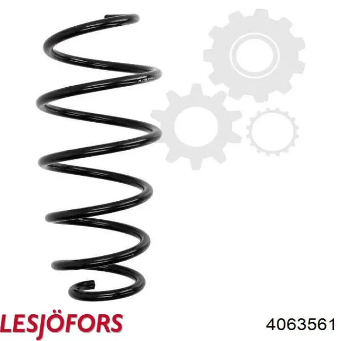 Пружина передняя Lesjofors 4063561