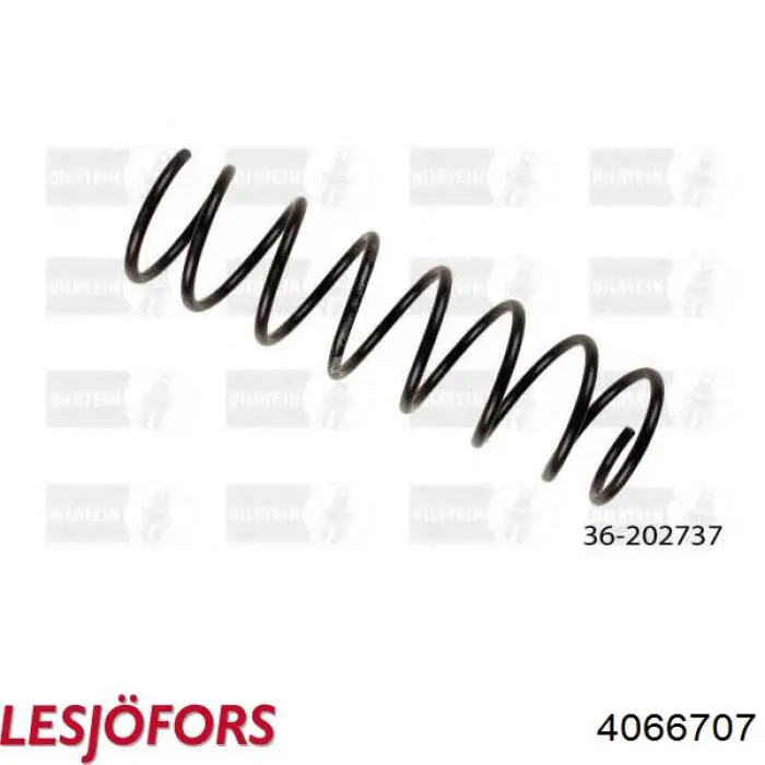 Пружина амортизатора передняя Lesjofors 4066707 цена, от 28.59 USD