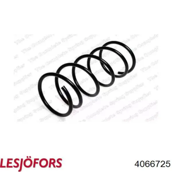 4066725 Lesjofors Пружина передней подвески