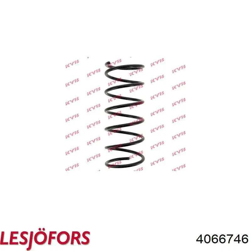 4066746 Lesjofors Пружина передней подвески
