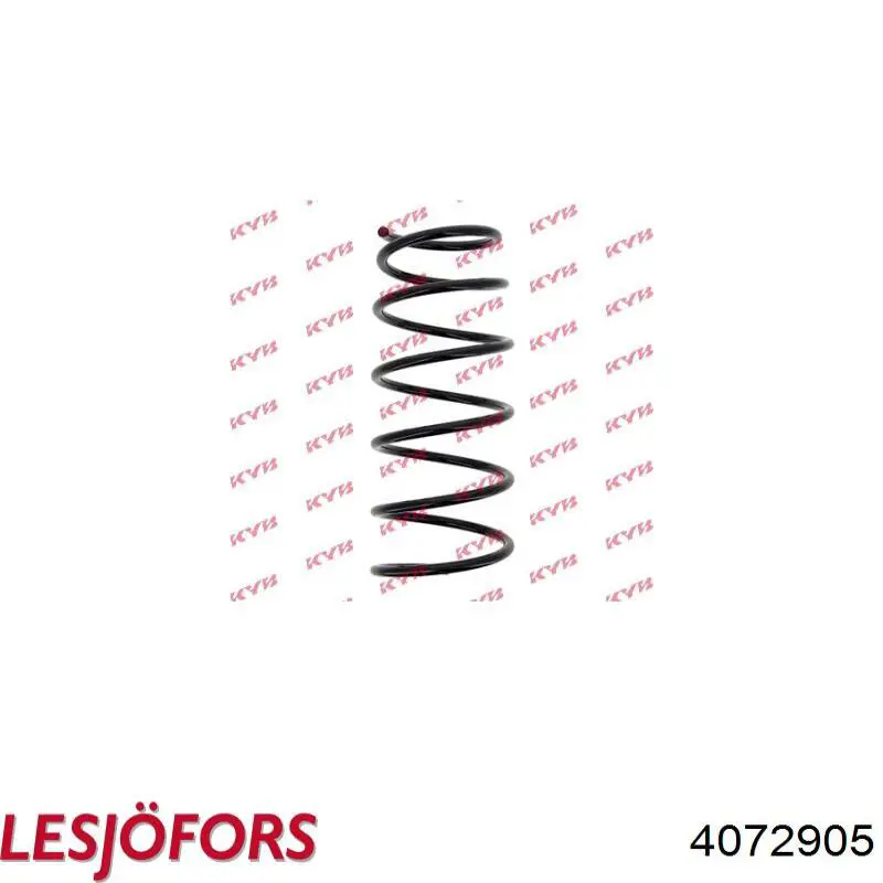 4072905 Lesjofors Пружина передней подвески