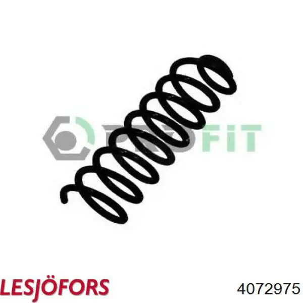 Передняя пружина 4072975 Lesjofors