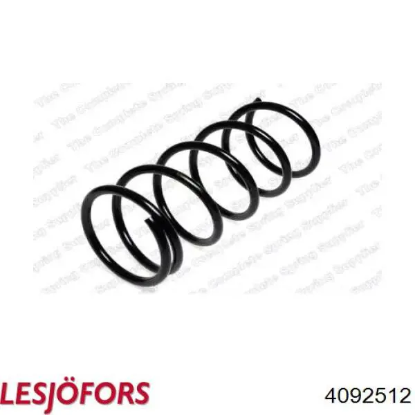 4092512 Lesjofors Пружина передней подвески