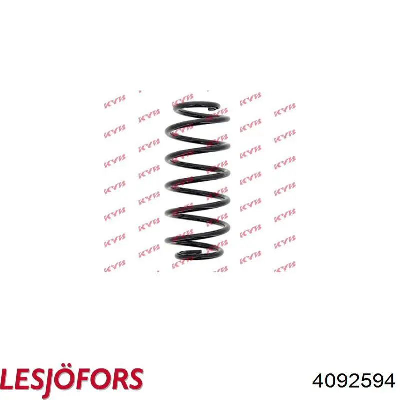 Пружина амортизатора передняя Lesjofors 4092594 цена, от 33.48 USD
