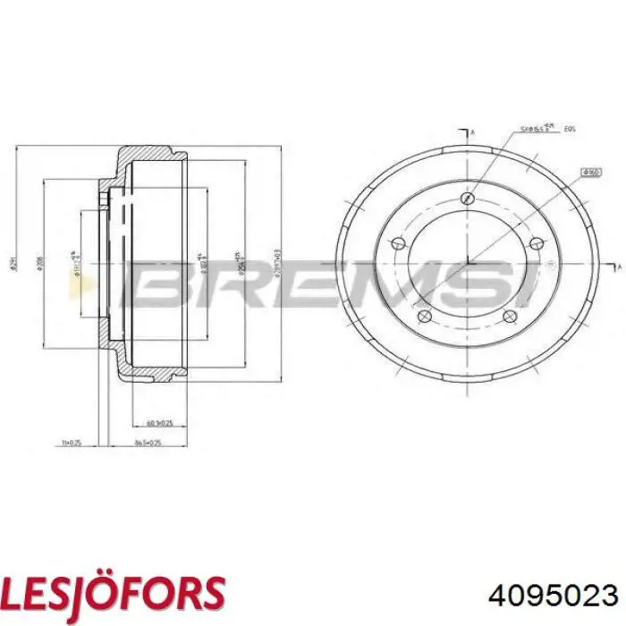 Пружина амортизатора передняя Lesjofors 4095023 цена, от 40.58 USD