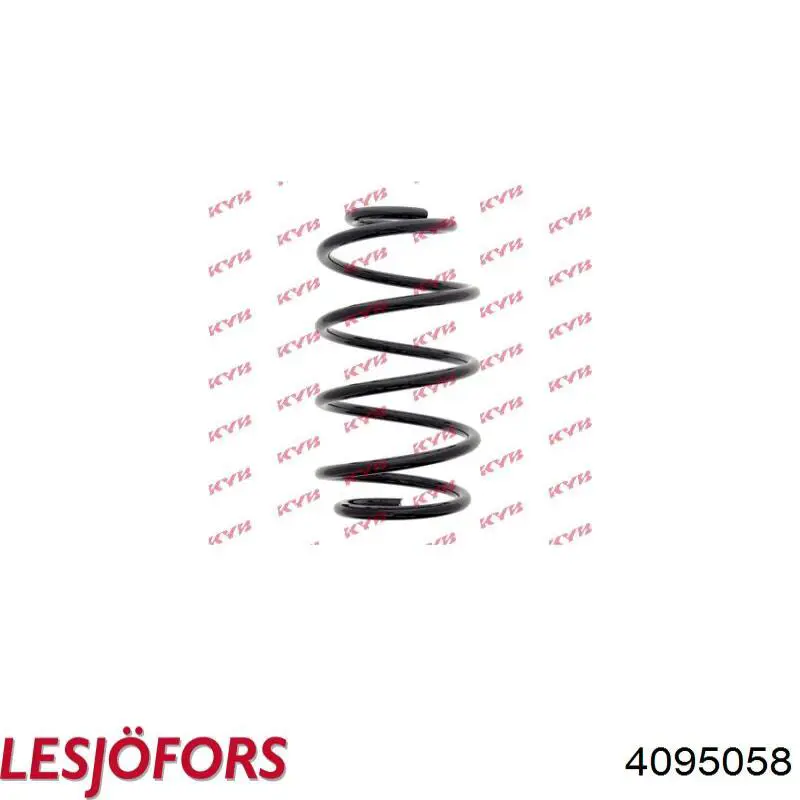 4095058 Lesjofors Пружина передней подвески