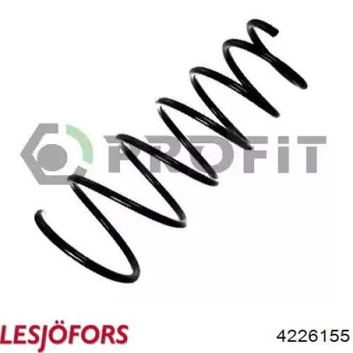 Задняя пружина 4226155 Lesjofors