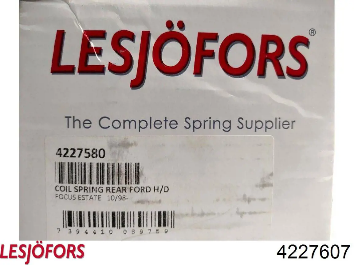 Пружина амортизатора Lesjofors 4227607 цена, от 34.78 USD