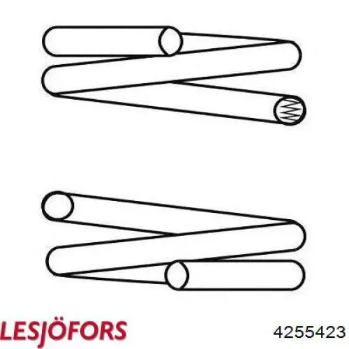 Пружина амортизатора Lesjofors 4255423 цена, от 42.41 USD