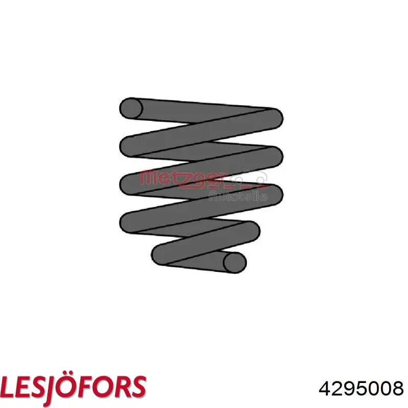 Пружина задняя Lesjofors 4295008