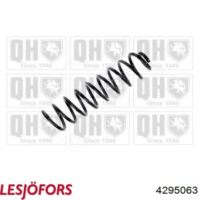 4295063 Lesjofors Пружина подвески задняя