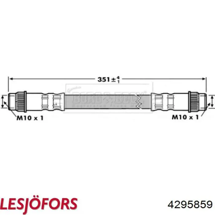 Купить 4295859 Lesjofors Пружина подвески