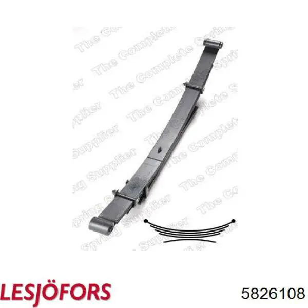 Рессоры задние (пружины задней подвески) Lesjofors 5826108 цена, от 209.42 USD