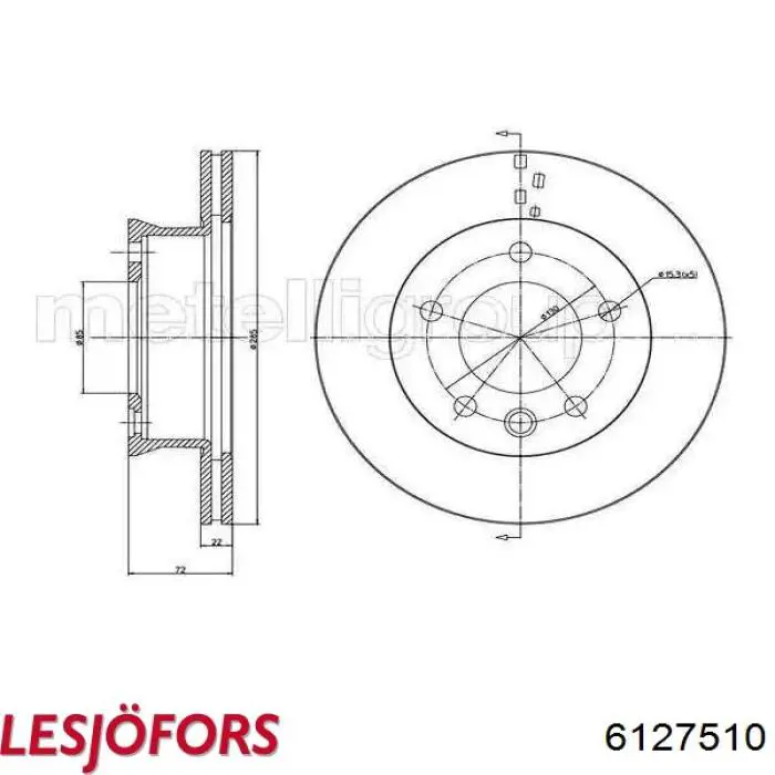 Рессоры задние (пружины задней подвески) Lesjofors 6127510 цена, от 230.71 USD