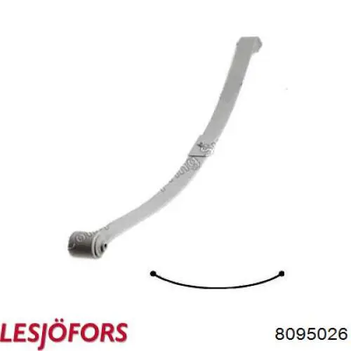 Купить 8095026 Lesjofors Амортизатор под капот