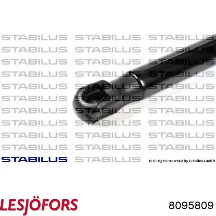 Амортизатор капота газовый Lesjofors 8095809 цена, от 24.15 USD