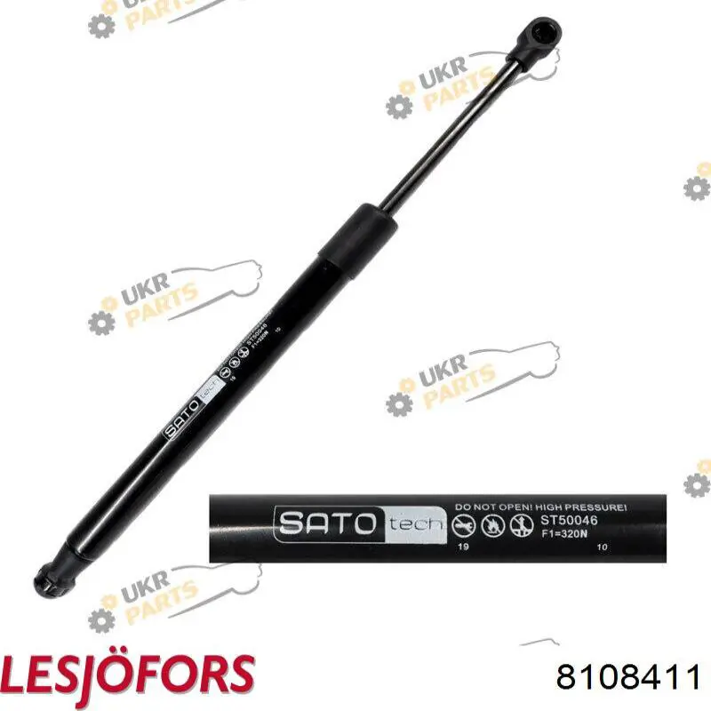 Купить 8108411 Lesjofors Амортизатор двери багажника